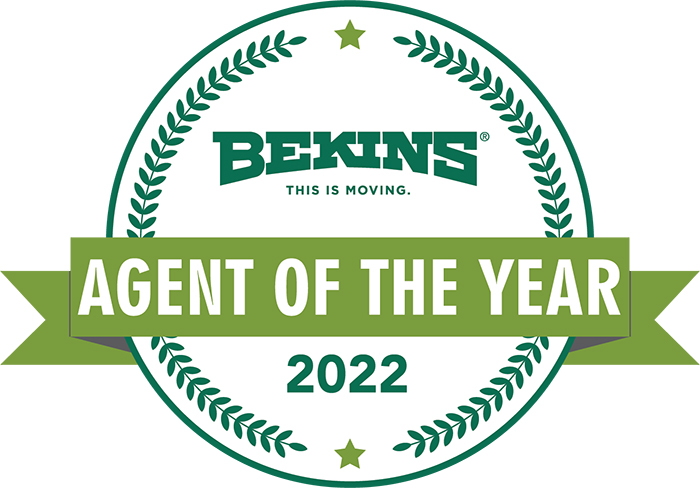 Bekins agent of the year